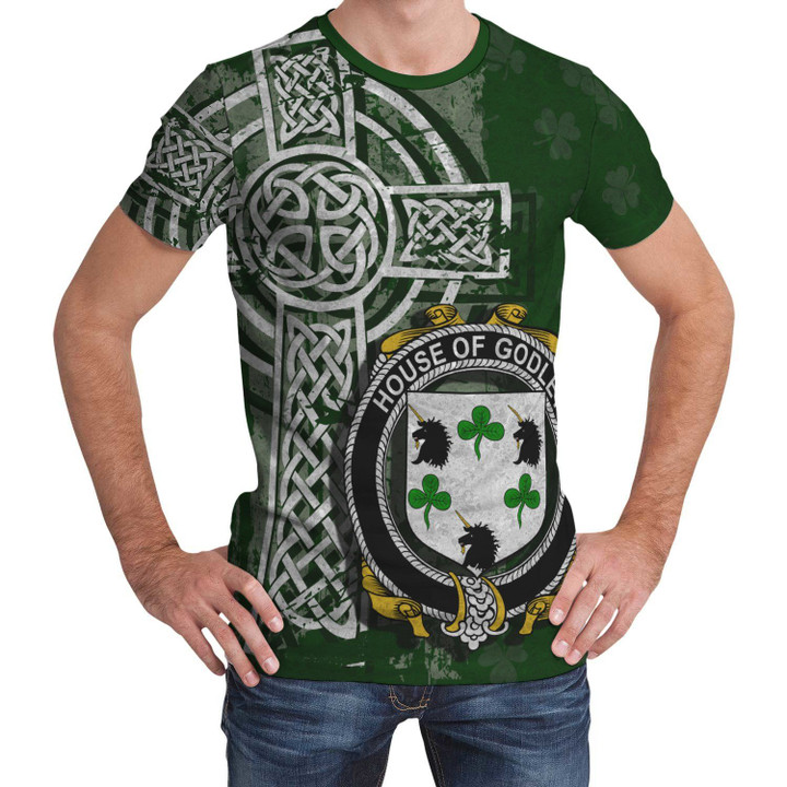 Irish Family, Godley Family Crest Unisex T-Shirt Th45