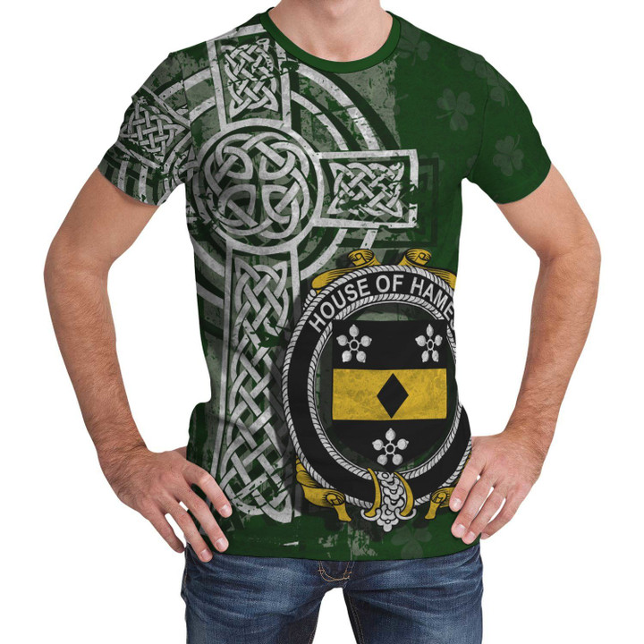 Irish Family, Hames Family Crest Unisex T-Shirt Th45