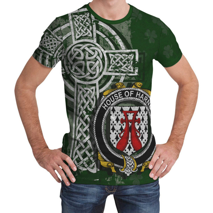 Irish Family, Harne Family Crest Unisex T-Shirt Th45