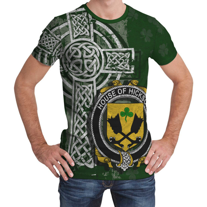 Irish Family, Hickson Family Crest Unisex T-Shirt Th45