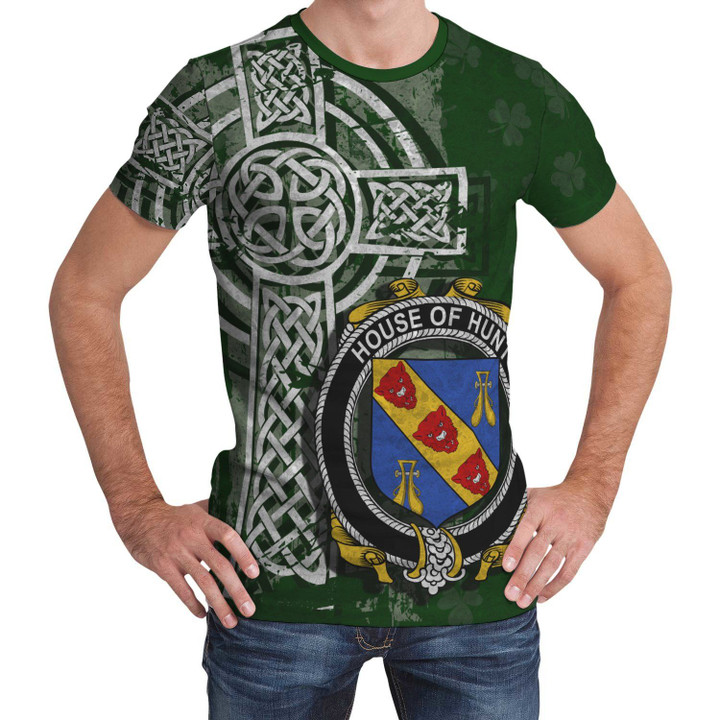 Irish Family, Hunt Family Crest Unisex T-Shirt Th45