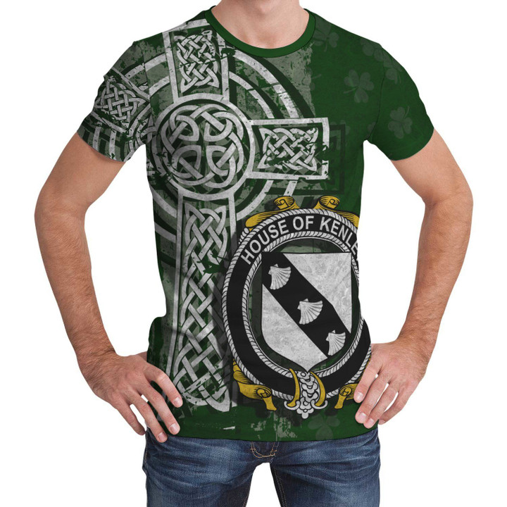 Irish Family, Kenley Family Crest Unisex T-Shirt Th45