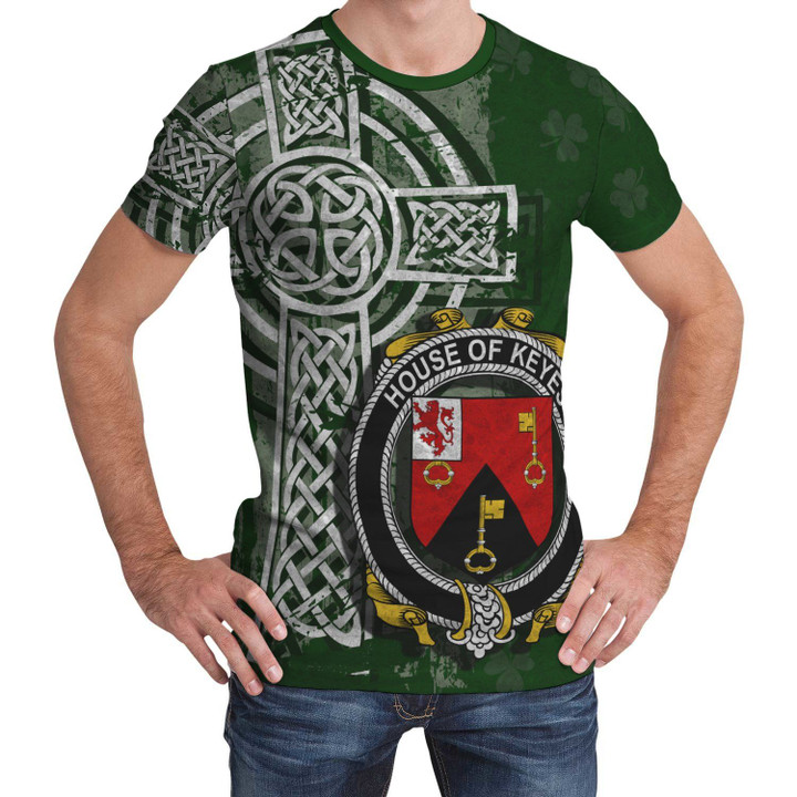 Irish Family, Keyes Family Crest Unisex T-Shirt Th45