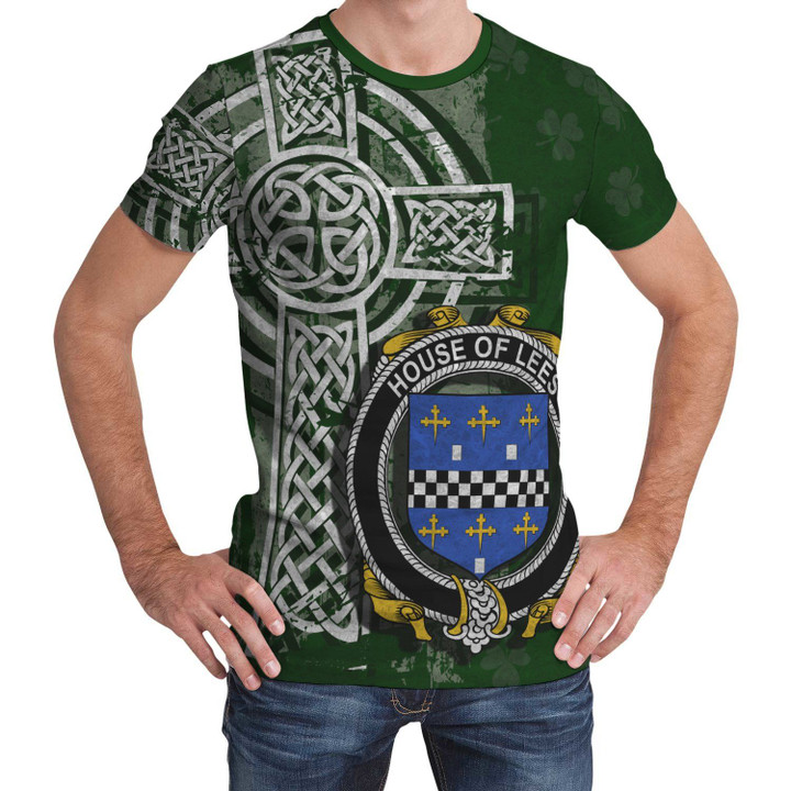 Irish Family, Lees or McAleese Family Crest Unisex T-Shirt Th45