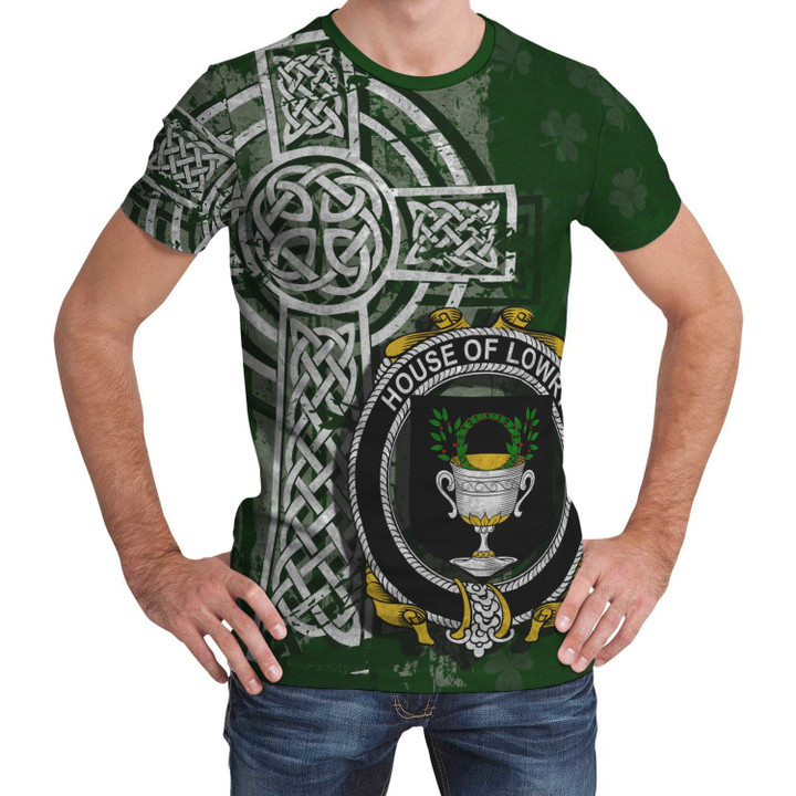 Irish Family, Lowry or Lavery Family Crest Unisex T-Shirt Th45