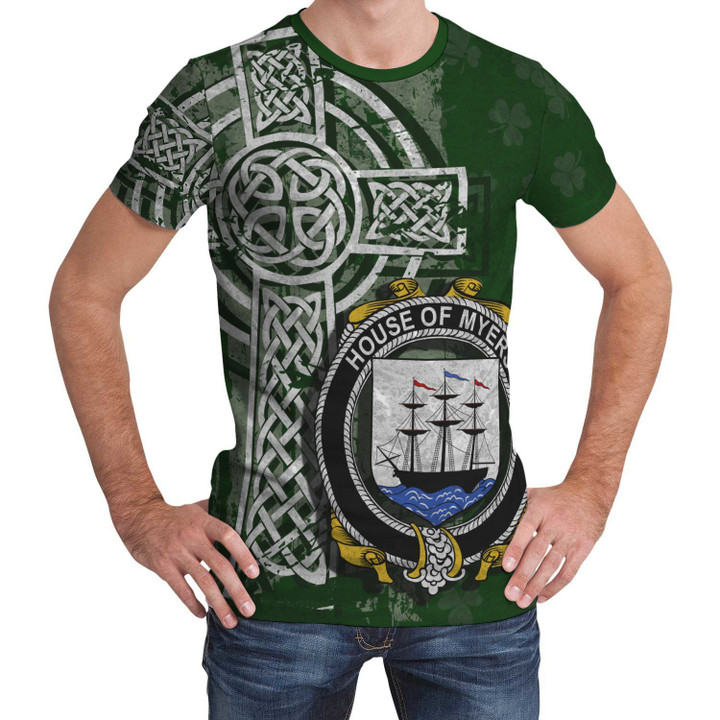 Irish Family, Myers Family Crest Unisex T-Shirt Th45