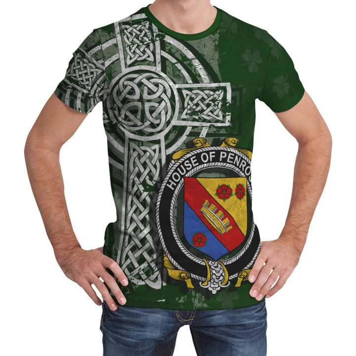 Irish Family, Penrose Family Crest Unisex T-Shirt Th45