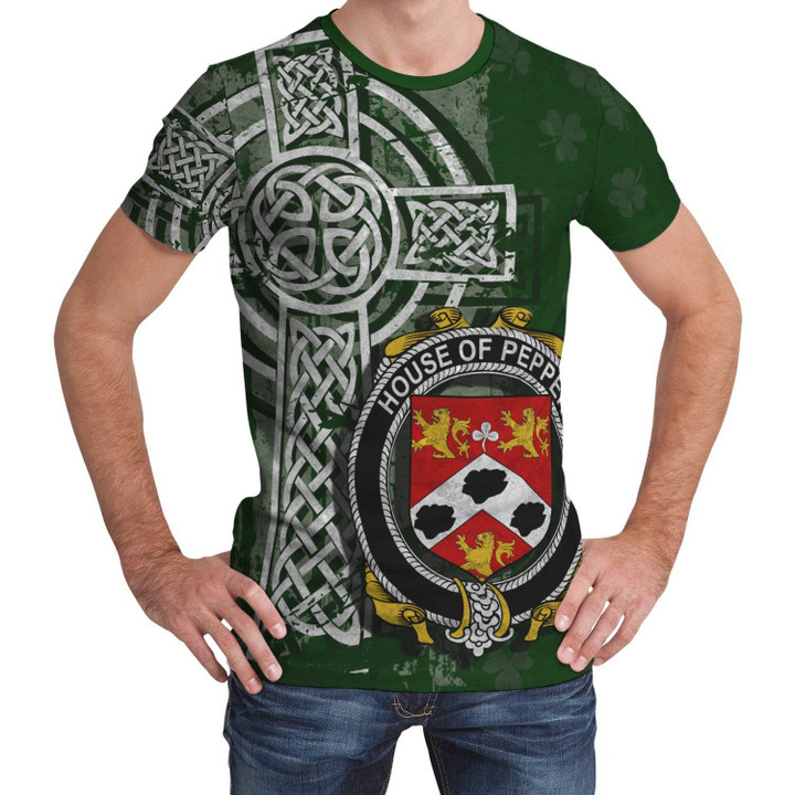Irish Family, Pepper Family Crest Unisex T-Shirt Th45