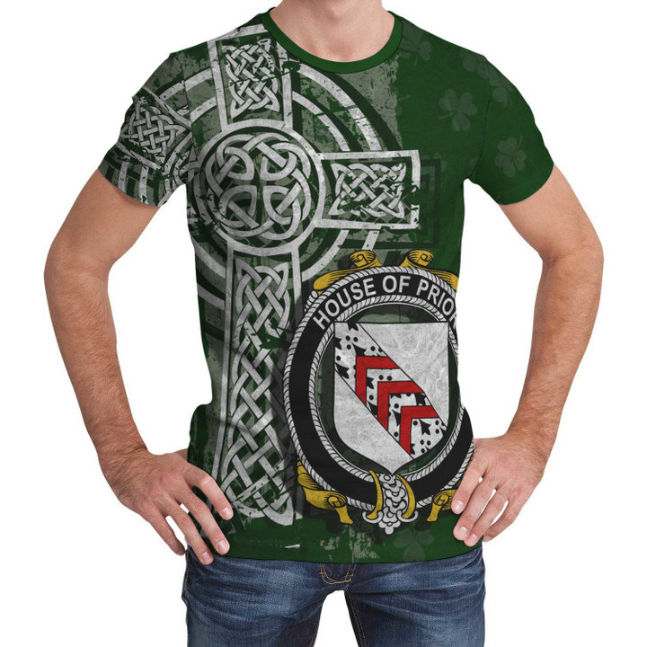 Irish Family, Prior Family Crest Unisex T-Shirt Th45