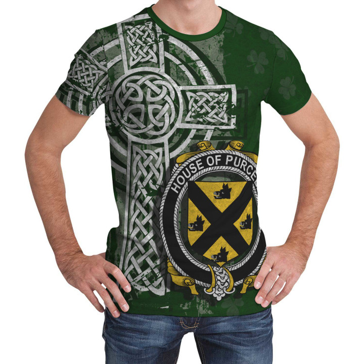 Irish Family, Purcell Family Crest Unisex T-Shirt Th45