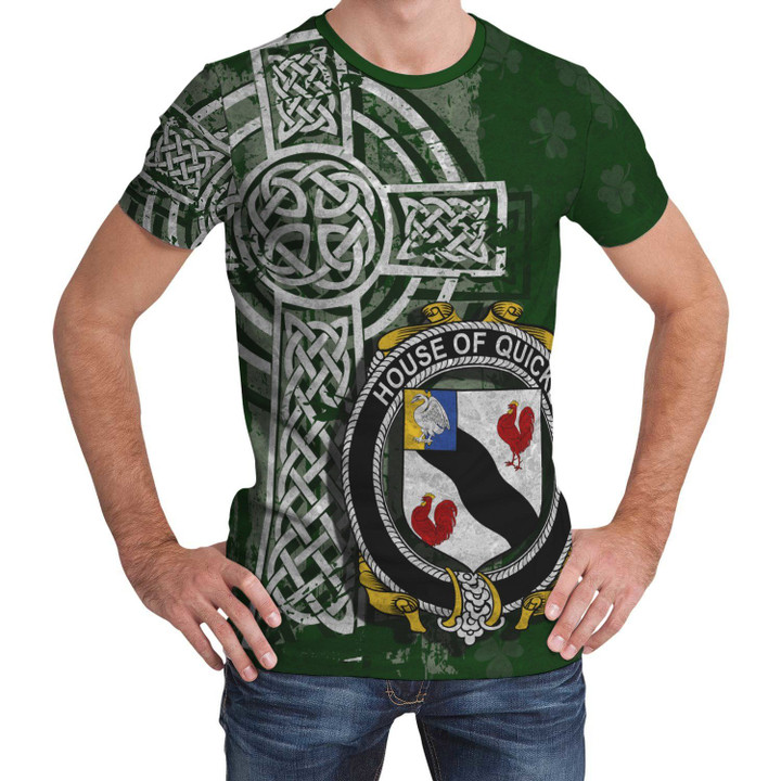 Irish Family, Quicke Family Crest Unisex T-Shirt Th45