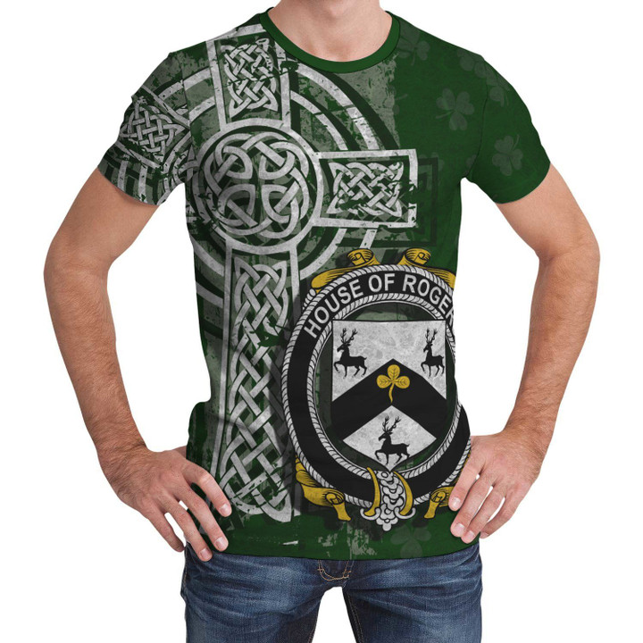 Irish Family, Rogers Family Crest Unisex T-Shirt Th45