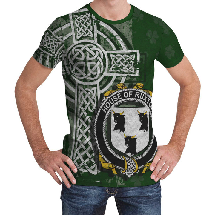 Irish Family, Ruxton Family Crest Unisex T-Shirt Th45