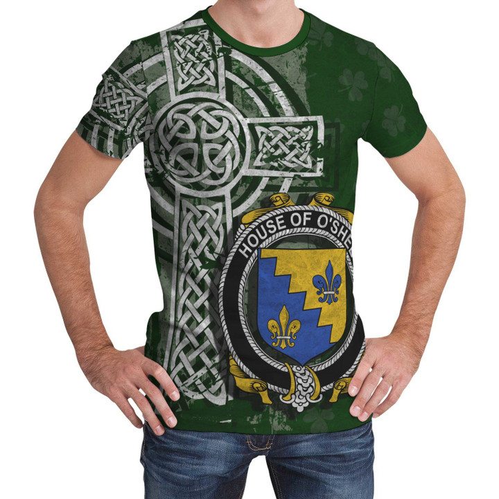 Irish Family, Shea or O'Shee Family Crest Unisex T-Shirt Th45