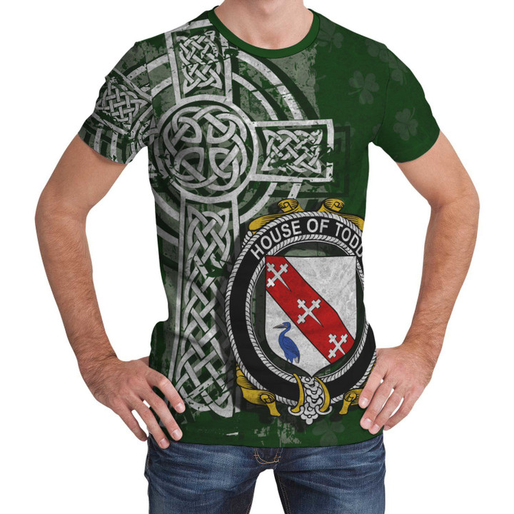 Irish Family, Todd or Tod Family Crest Unisex T-Shirt Th45