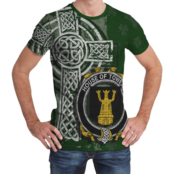 Irish Family, Towers Family Crest Unisex T-Shirt Th45