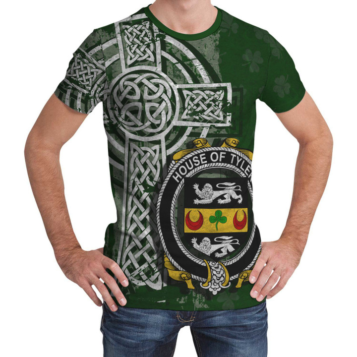 Irish Family, Tyler Family Crest Unisex T-Shirt Th45