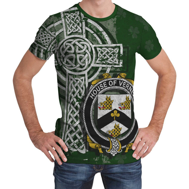 Irish Family, Verner Family Crest Unisex T-Shirt Th45
