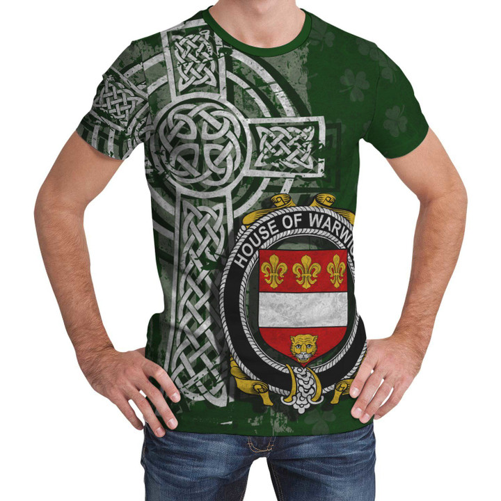 Irish Family, Warwick Family Crest Unisex T-Shirt Th45