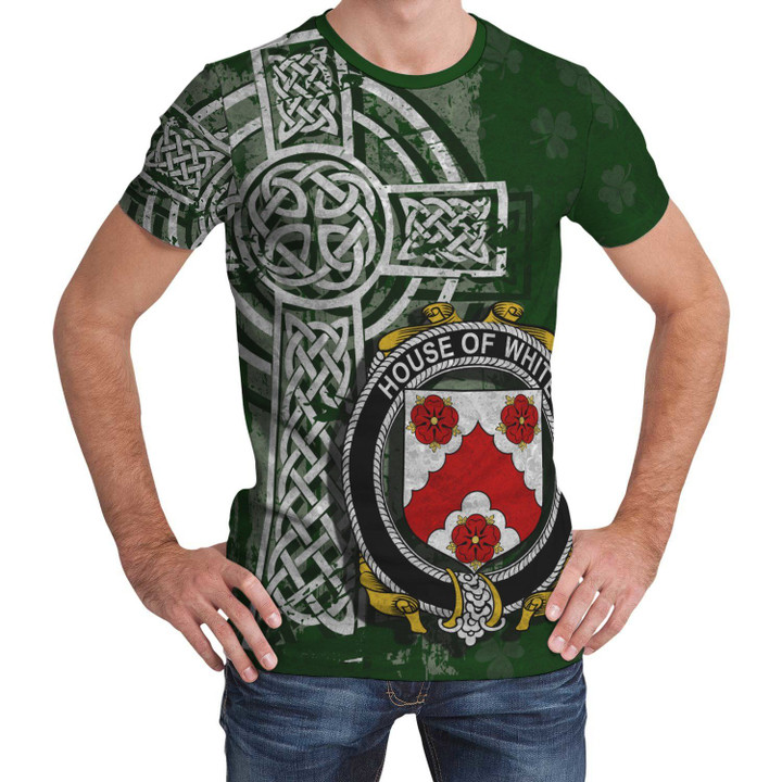 Irish Family, White or Whyte Family Crest Unisex T-Shirt Th45