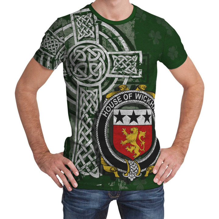 Irish Family, Wickham Family Crest Unisex T-Shirt Th45