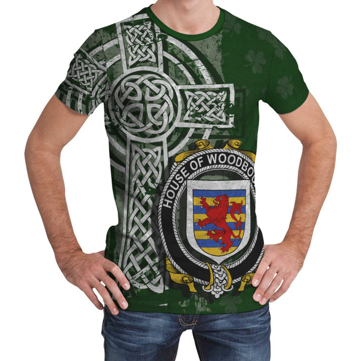 Irish Family, Woodbourne Family Crest Unisex T-Shirt Th45