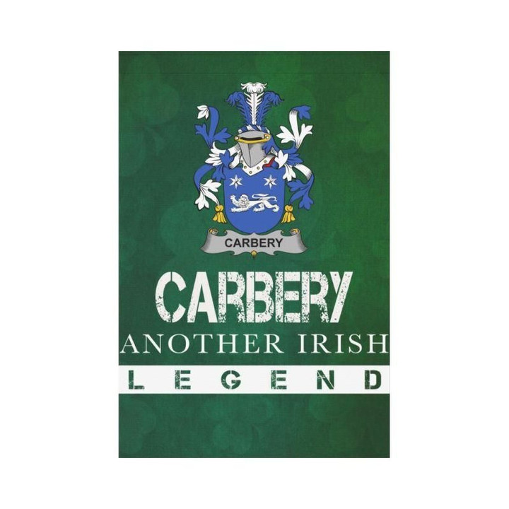 Irish Garden Flag, Carbery Family Crest Shamrock Yard Flag A9