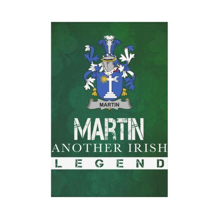 Irish Garden Flag, Martin Family Crest Shamrock Yard Flag A9