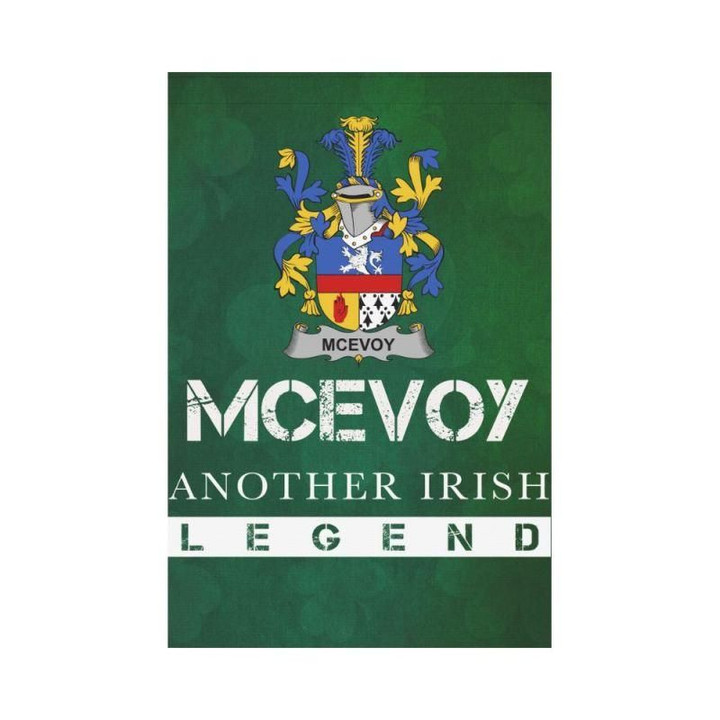 Irish Garden Flag, Mcfadden Or Mcfadyen Family Crest Shamrock Yard Flag A9