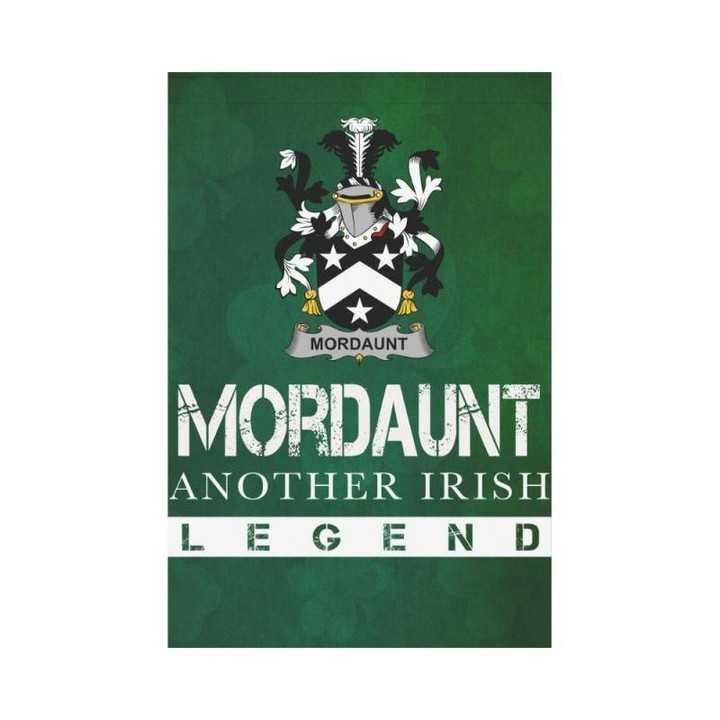 Irish Garden Flag, Mordaunt Family Crest Shamrock Yard Flag A9