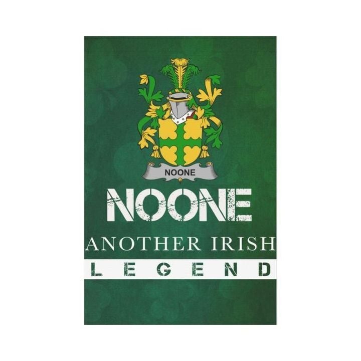 Irish Garden Flag, Noone Or O'Noone Family Crest Shamrock Yard Flag A9