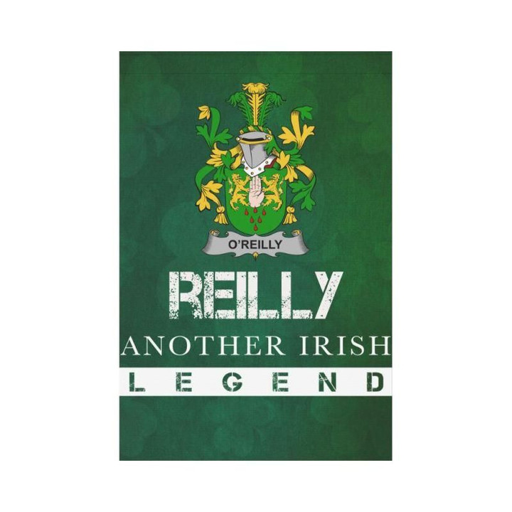 Irish Garden Flag, Reilly Or O'Reilly Family Crest Shamrock Yard Flag A9