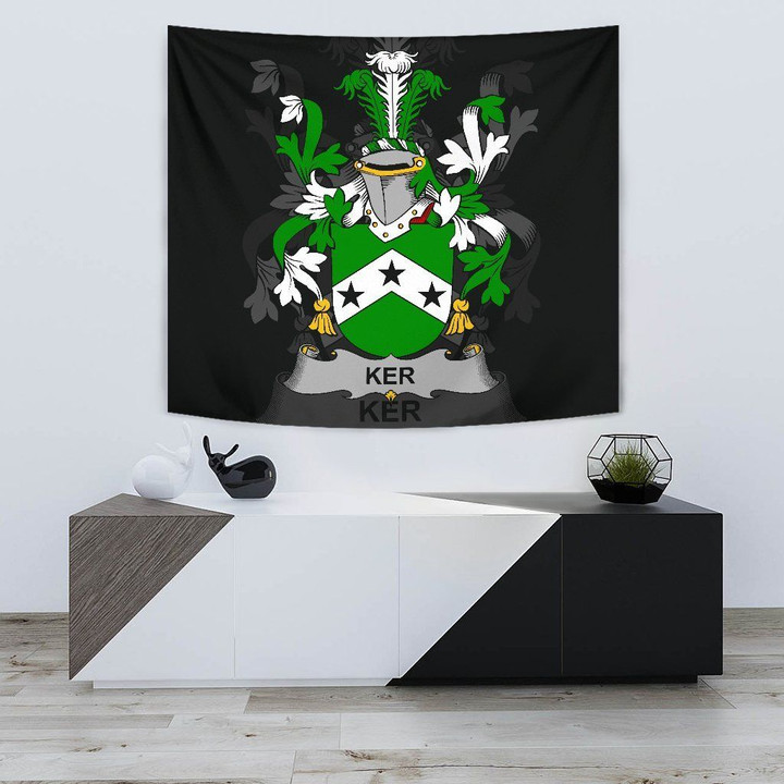 Ker Ireland Tapestry - Irish Family Crest | Home Decor | Home Set