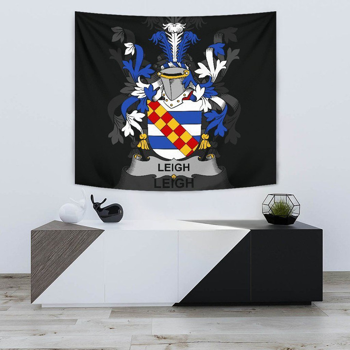 Leigh or McLaeghis Ireland Tapestry - Irish Family Crest | Home Decor | Home Set