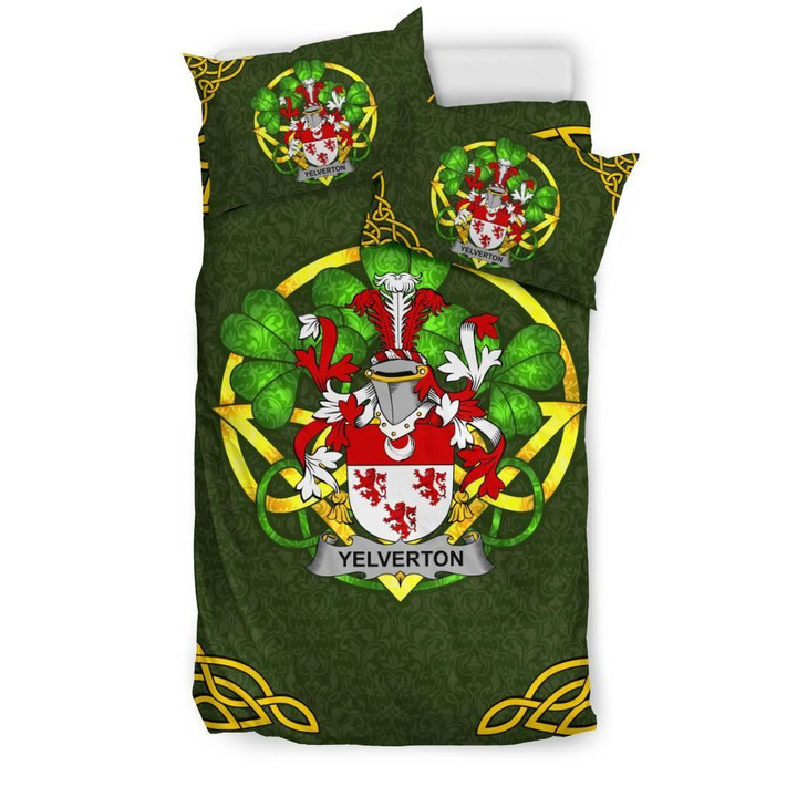 Yelverton Ireland Bedding Set Celtic Shamrock (Duvet Cover) | Over 1400 Crests | Home Set | Home Decor