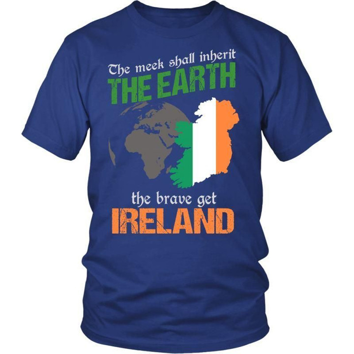 The Brave Get Ireland A9 District Unisex Shirt / Royal Blue S T-Shirts