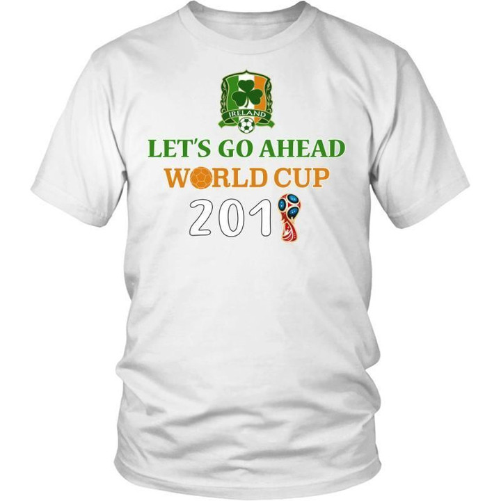 Ireland World Cup T-Shirt P1 District Unisex Shirt / White S T-Shirts