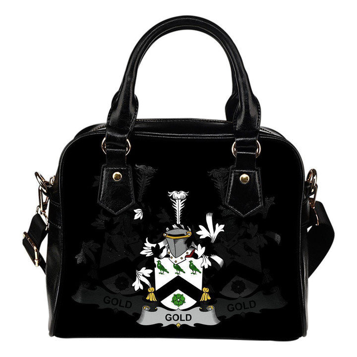 Gold Ireland Shoulder Handbag - Irish Family Crest | Highest Quality Standard