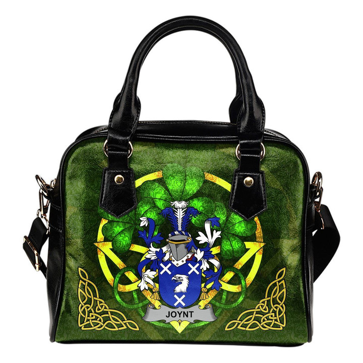 Joynt Ireland Shoulder HandBag Celtic Shamrock | Over 1400 Crests | Bags | Premium Quality
