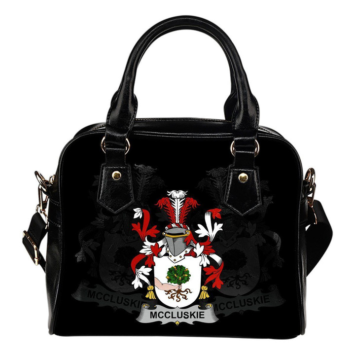 McCluskie or McCloskie Ireland Shoulder Handbag - Irish Family Crest | Highest Quality Standard