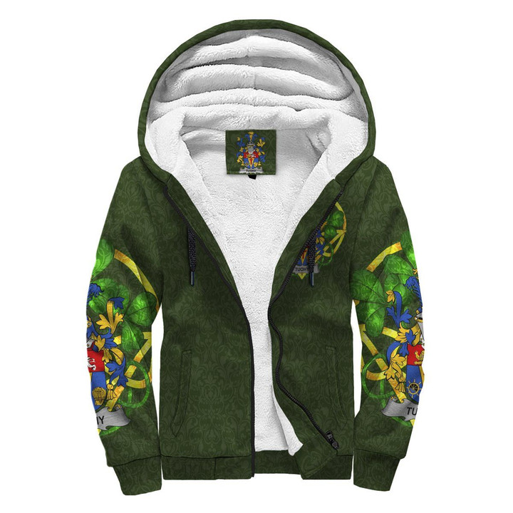 Tuohy or O'Toohey Ireland Sherpa Hoodie Celtic and Shamrock | Over 1400 Crests | Clothing | Apparel