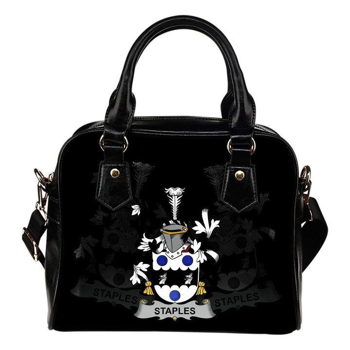 Staples Ireland Shoulder Handbag - Irish Family Crest | Highest Quality Standard