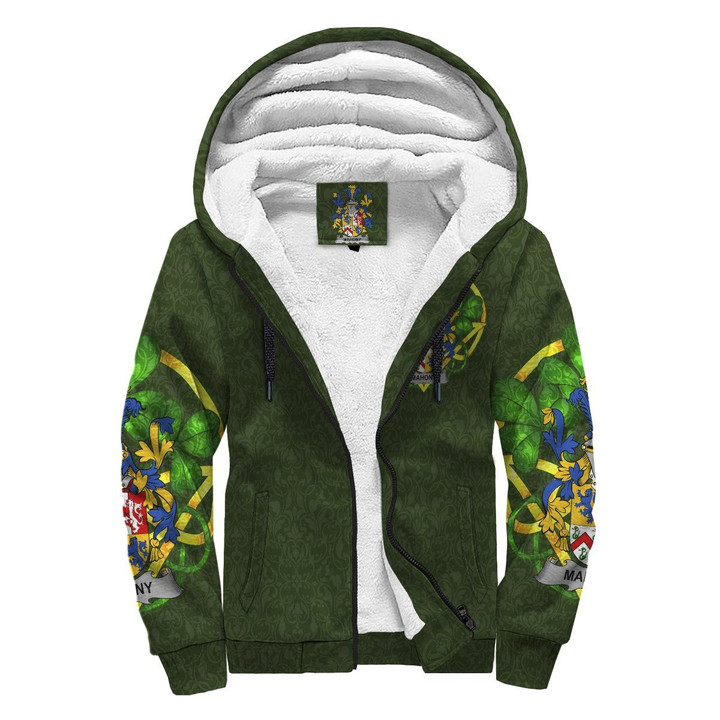 Mahony or O'Mahoney Ireland Sherpa Hoodie Celtic and Shamrock | Over 1400 Crests | Clothing | Apparel