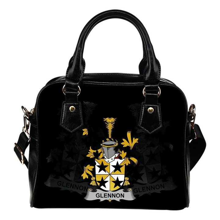 Glennon or Glenane Ireland Shoulder Handbag - Irish Family Crest | Highest Quality Standard
