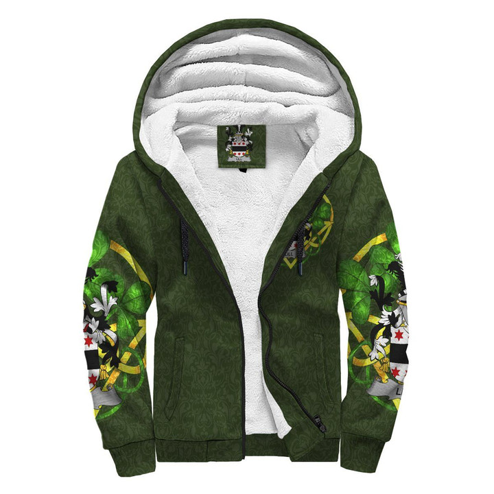 Lill Ireland Sherpa Hoodie Celtic and Shamrock | Over 1400 Crests | Clothing | Apparel