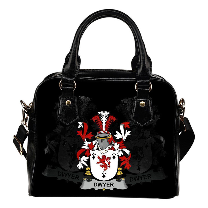 Dwyer or O'Dwyer Ireland Shoulder Handbag - Irish Family Crest | Highest Quality Standard