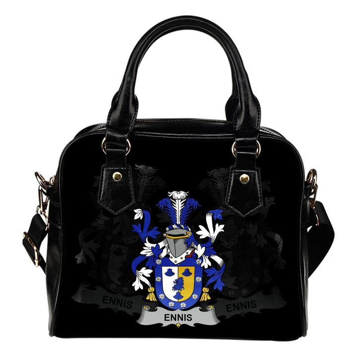 Ennis Ireland Shoulder Handbag - Irish Family Crest | Highest Quality Standard