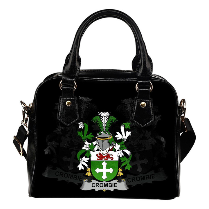 Crombie Ireland Shoulder Handbag - Irish Family Crest | Highest Quality Standard
