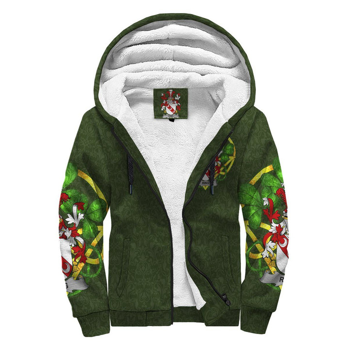Ring or O'Ring Ireland Sherpa Hoodie Celtic and Shamrock | Over 1400 Crests | Clothing | Apparel