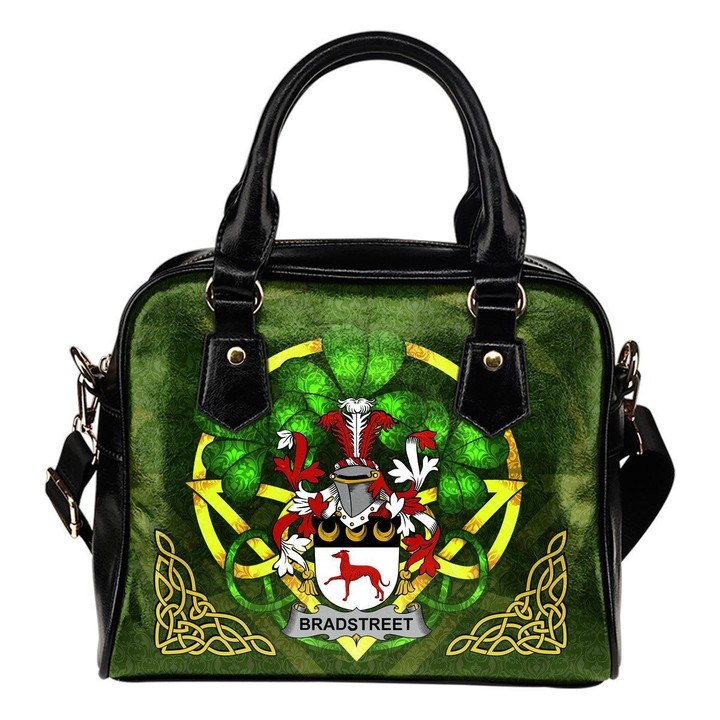 Bradstreet Ireland Shoulder HandBag Celtic Shamrock | Over 1400 Crests | Bags | Premium Quality